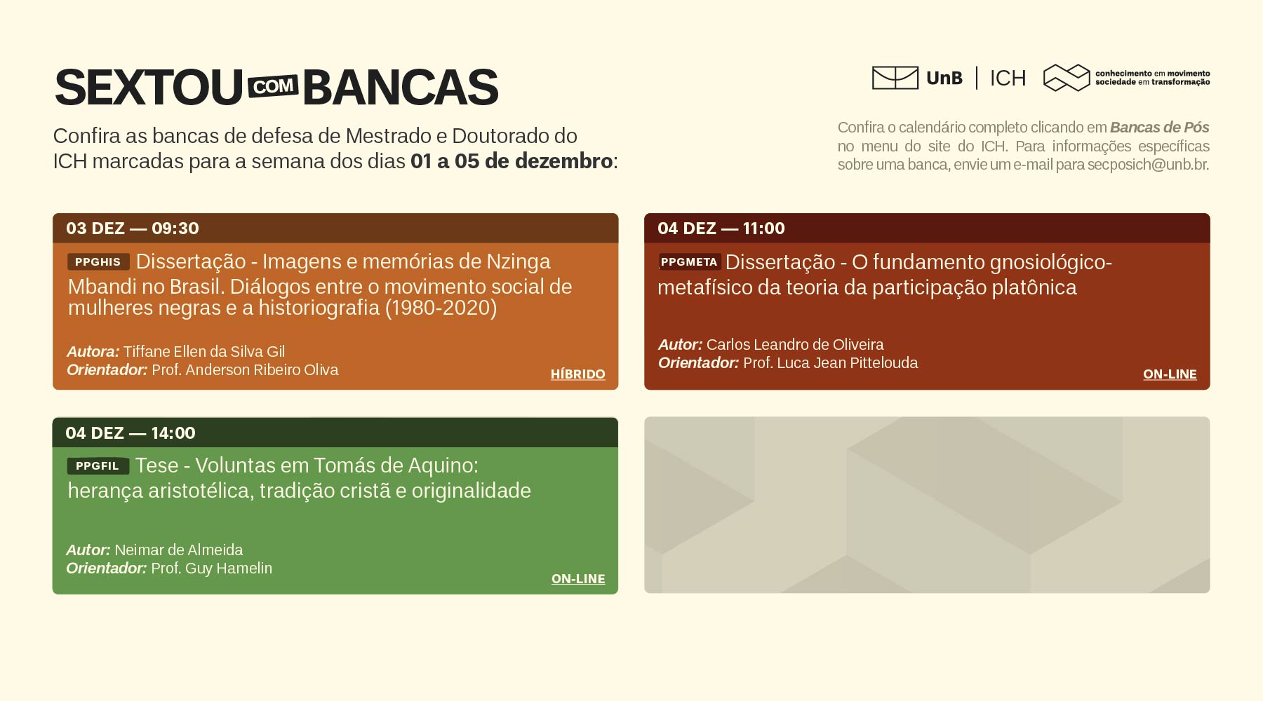 Clique aqui para acessar o calendário!