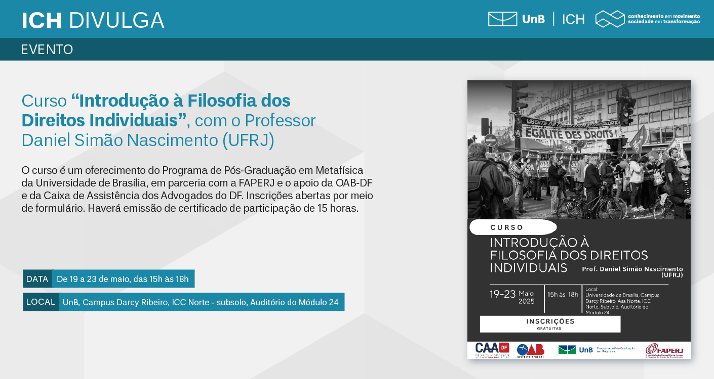 Curso sobre Direitos Individuais: Clique aqui para se inscrever