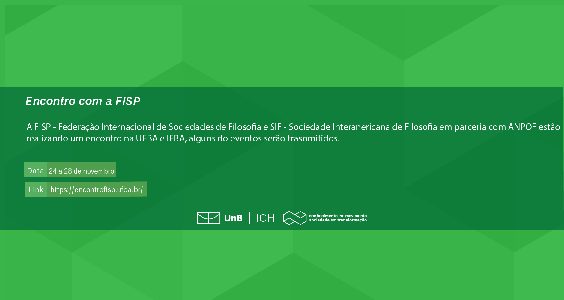 Clique Aqui para conferir a programação!