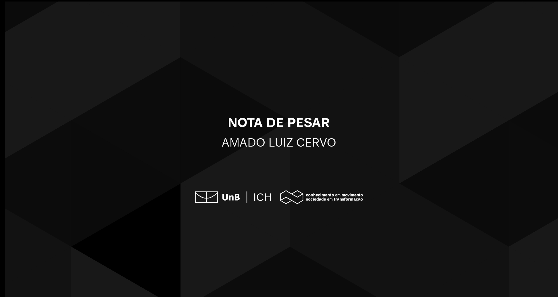 Clique aqui para acessar a Nota de Pesar